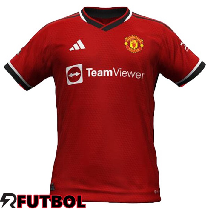 Modelos De Primera Camiseta Manchester United Rojo Versión Fuite 2023