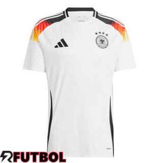 Camiseta Alemania Primera Blanco UEFA Euro 2024