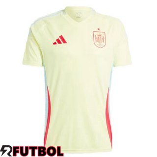 Camiseta España Segunda Amarillo UEFA Euro 2024