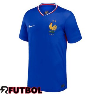 Camiseta Francia Primera Azul UEFA Euro 2024