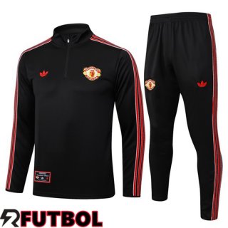 Chandal Equipos De Futbol Manchester United Negro 2025/2026