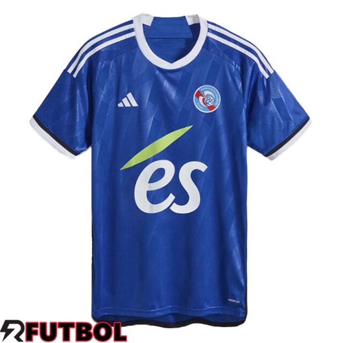 Diseño De Primera Camiseta Rc Strasbourg Alsace Azul 20232024 Baratas 8584