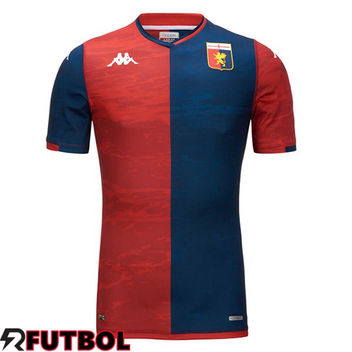 Tienda Online Camiseta Genoa CFC Primera Rojo Azul 2023/2024 Baratas