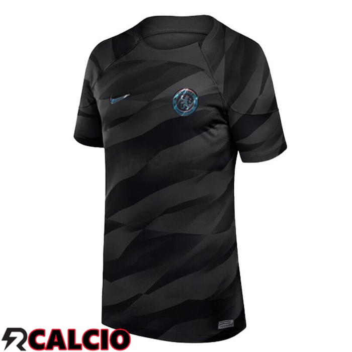 Mejores Camiseta FC Chelsea Portero Negro 2023/2024 Baratas